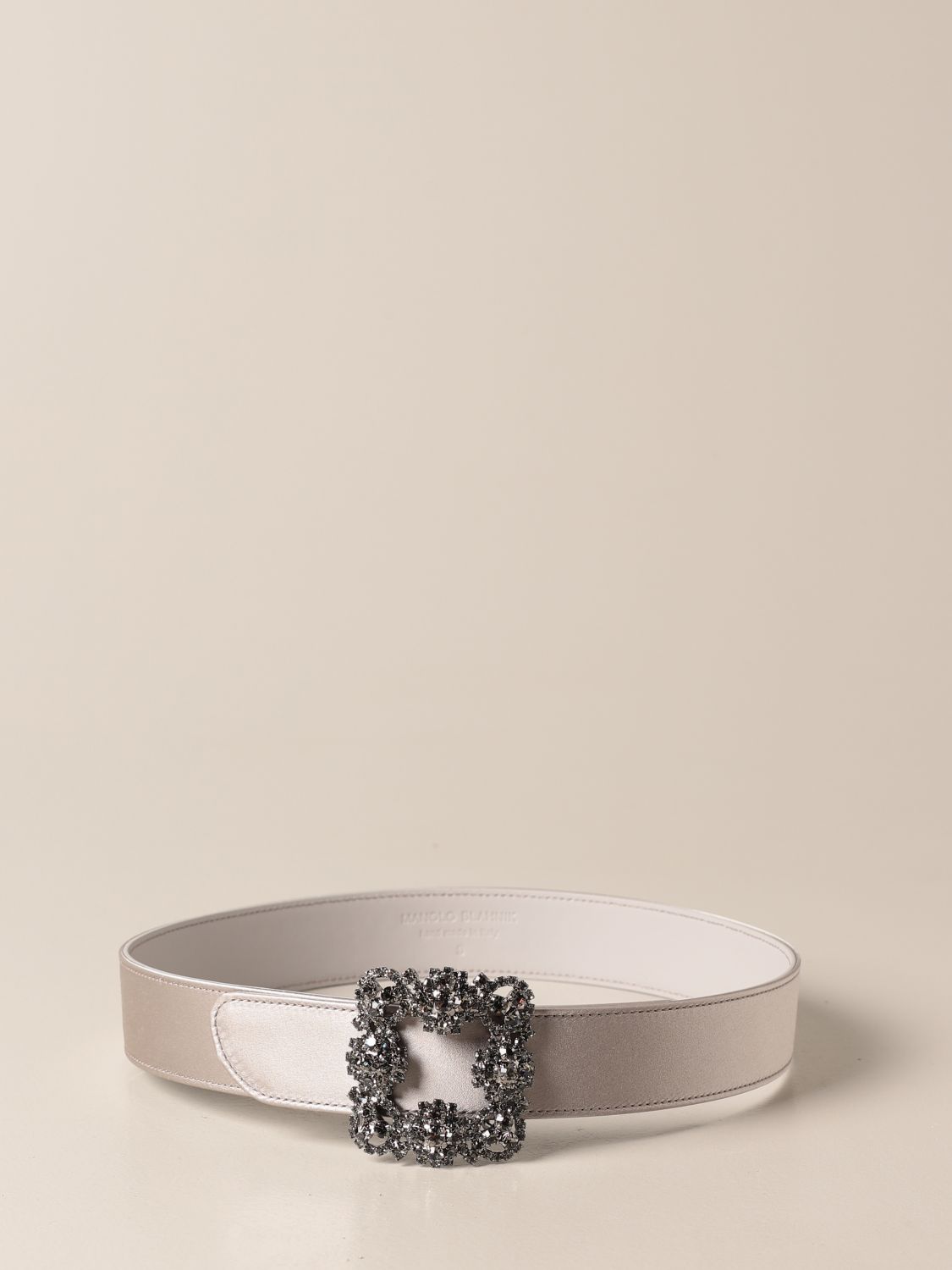 MANOLO BLAHNIK: belt in satin with jewel buckle | Belt Manolo Blahnik ...