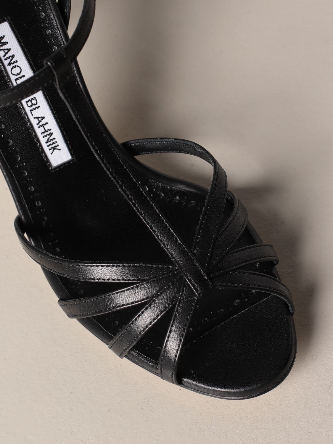 Sandalias de tacón Manolo Blahnik: Zapatos mujer Manolo Blahnik negro 4