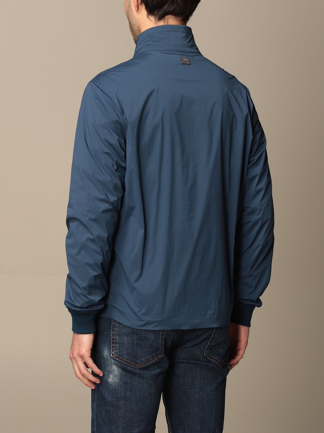 Jacket Z Zegna: Z Zegna reversible nylon jacket with zip blue 3