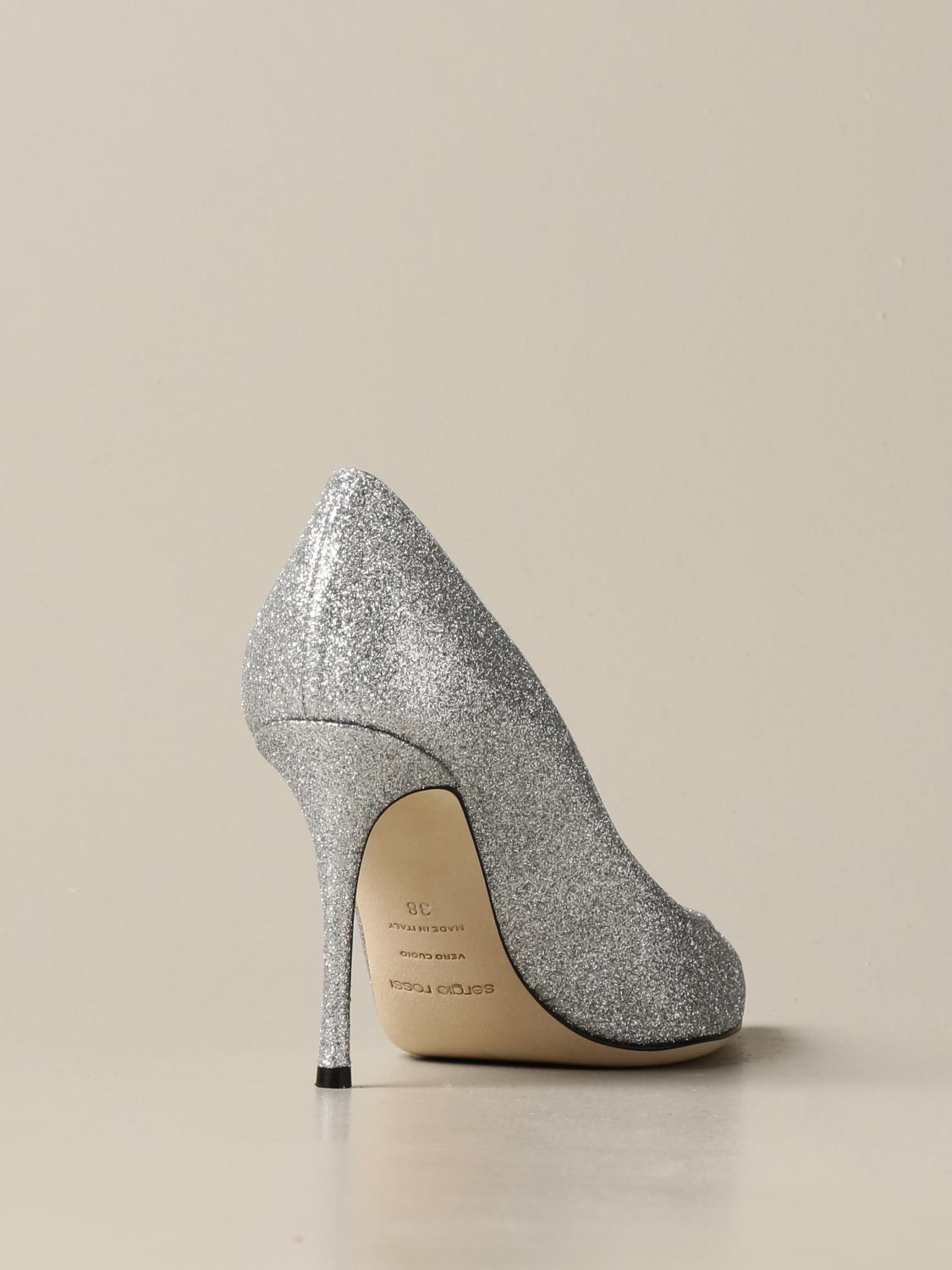 Godiva Sergio Rossi glitter pumps