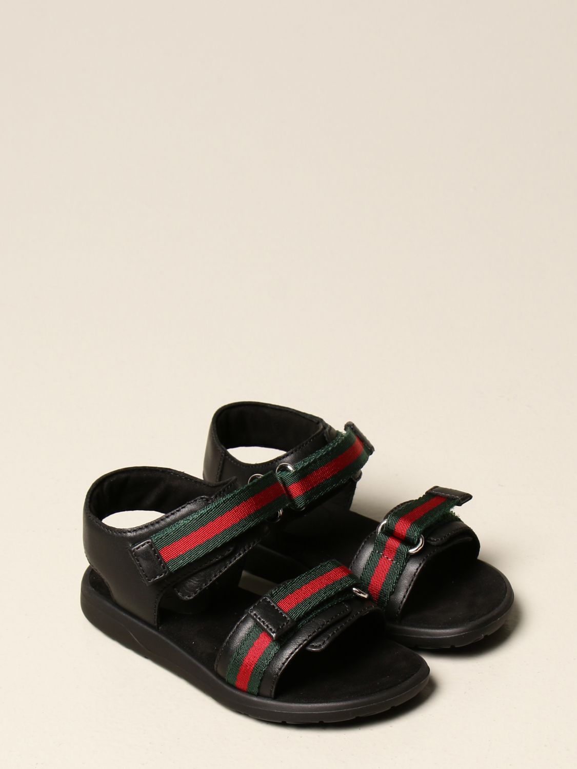 gucci 2 strap sandals