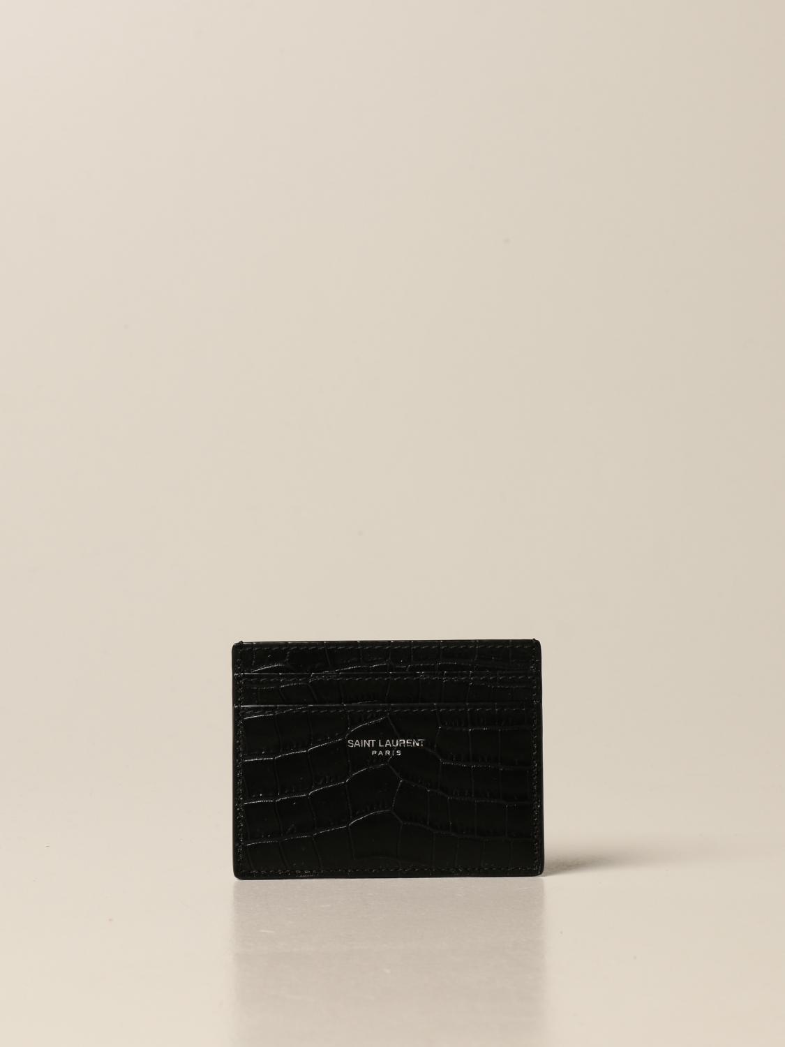 saint laurent card wallet