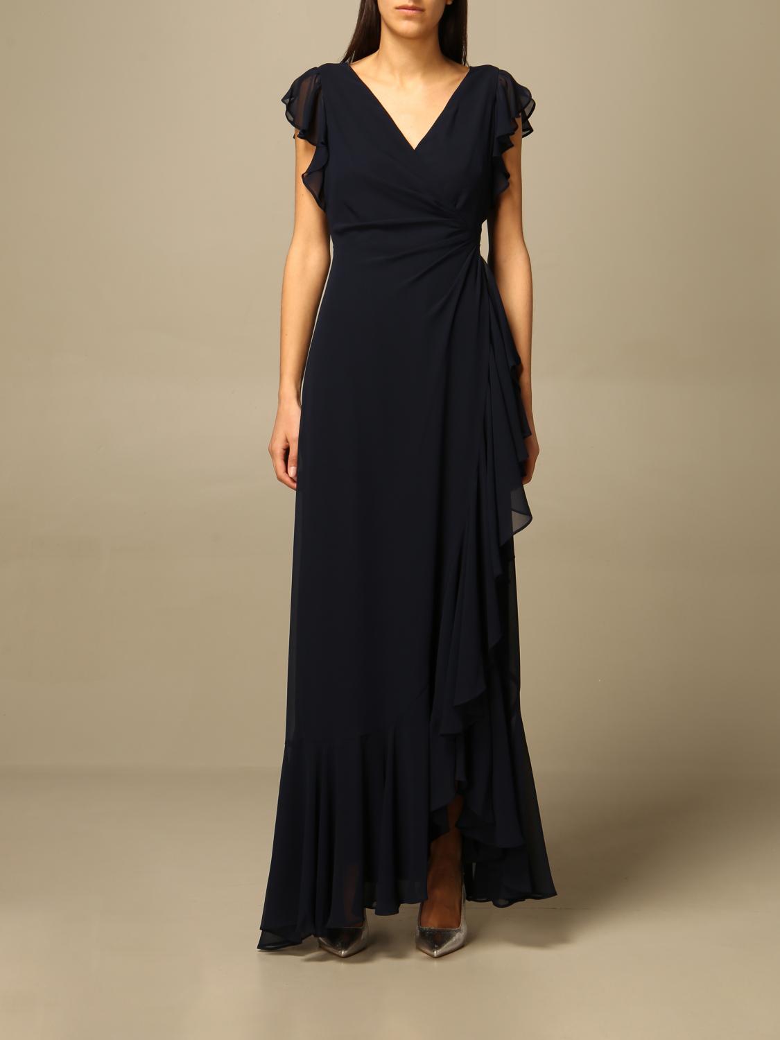 LAUREN RALPH LAUREN long dress in Blue Lauren Ralph