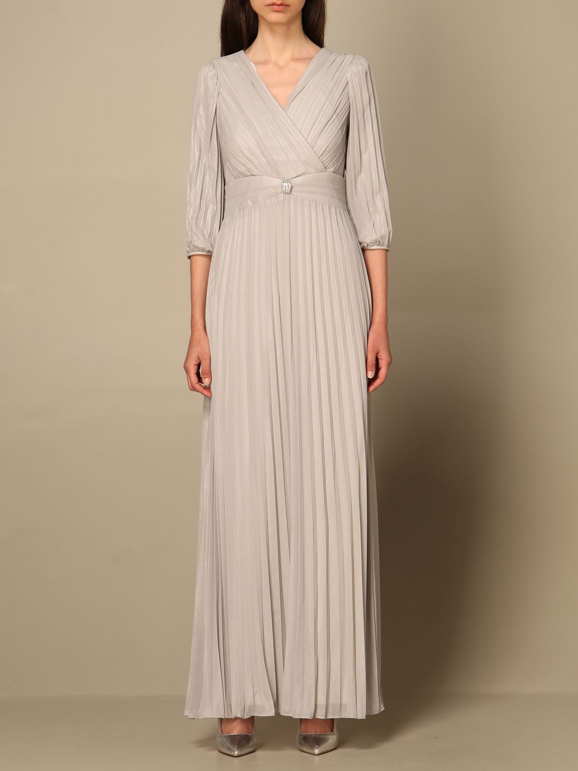 Ralph Lauren Outlet: dress for woman Silver | Lauren Ralph Lauren dress 253830257 on GIGLIO.COM