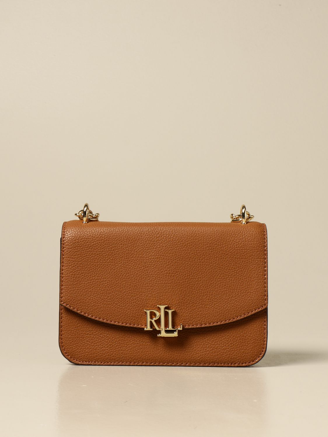 LAUREN RALPH LAUREN: shoulder bag in grained leather - Leather  Lauren  Ralph Lauren crossbody bags 431746226 online at