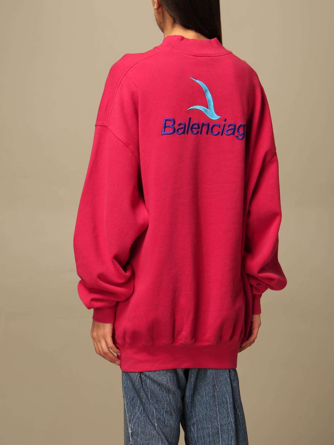 balenciaga sweatsuit womens red