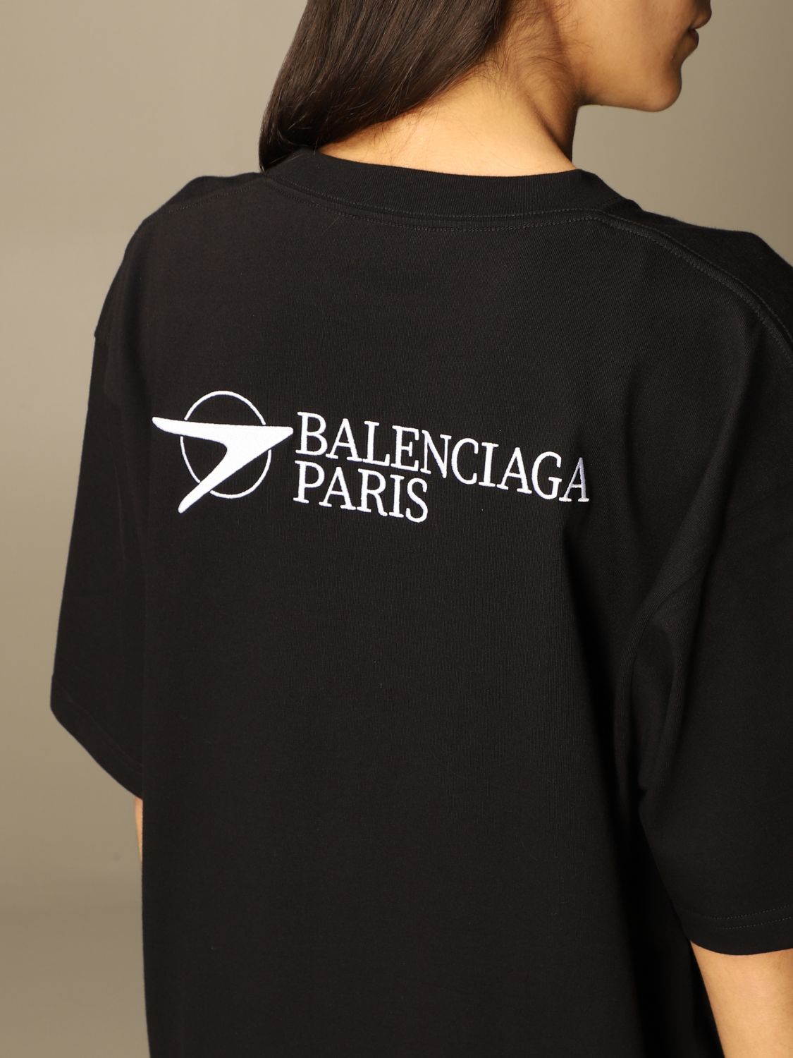Signal Slumber Motivering BALENCIAGA: Damen T-Shirt - Schwarz | Balenciaga T-Shirt 641655 TKV86  online auf GIGLIO.COM