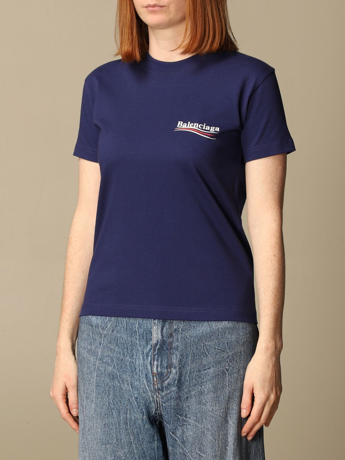 Balenciaga Printed Logo Oversized Tshirt  Farfetch