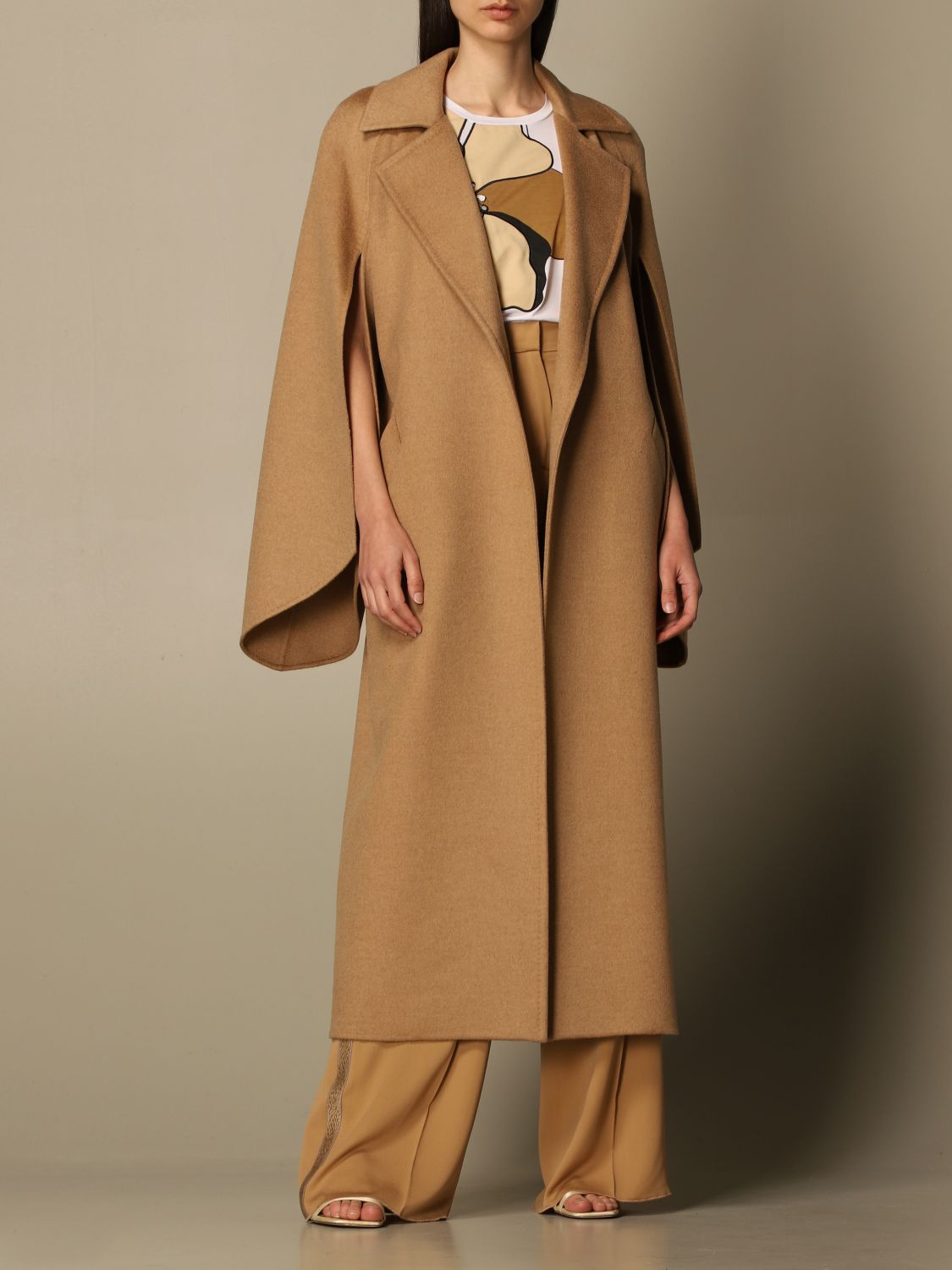 Immuniteit Moreel revolutie MAX MARA: coat in camel wool - Camel | Max Mara coat 10111218600 online on  GIGLIO.COM