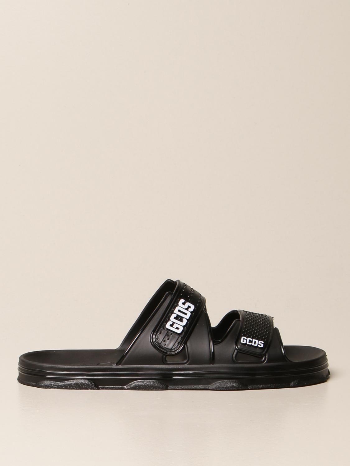 fraylynn logo platform sandals