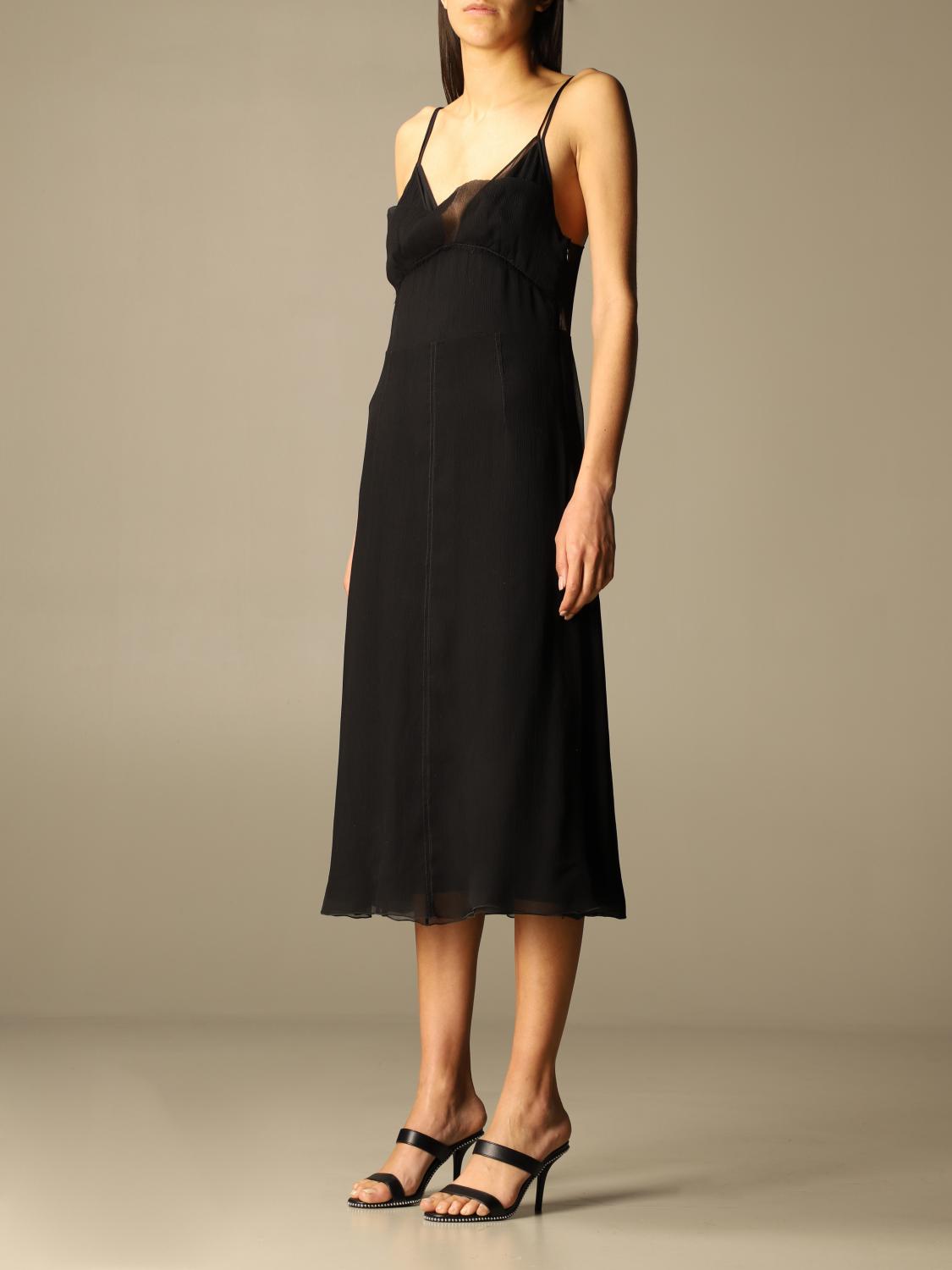 N° 21: Slip dress N ° 21 in chiffon 