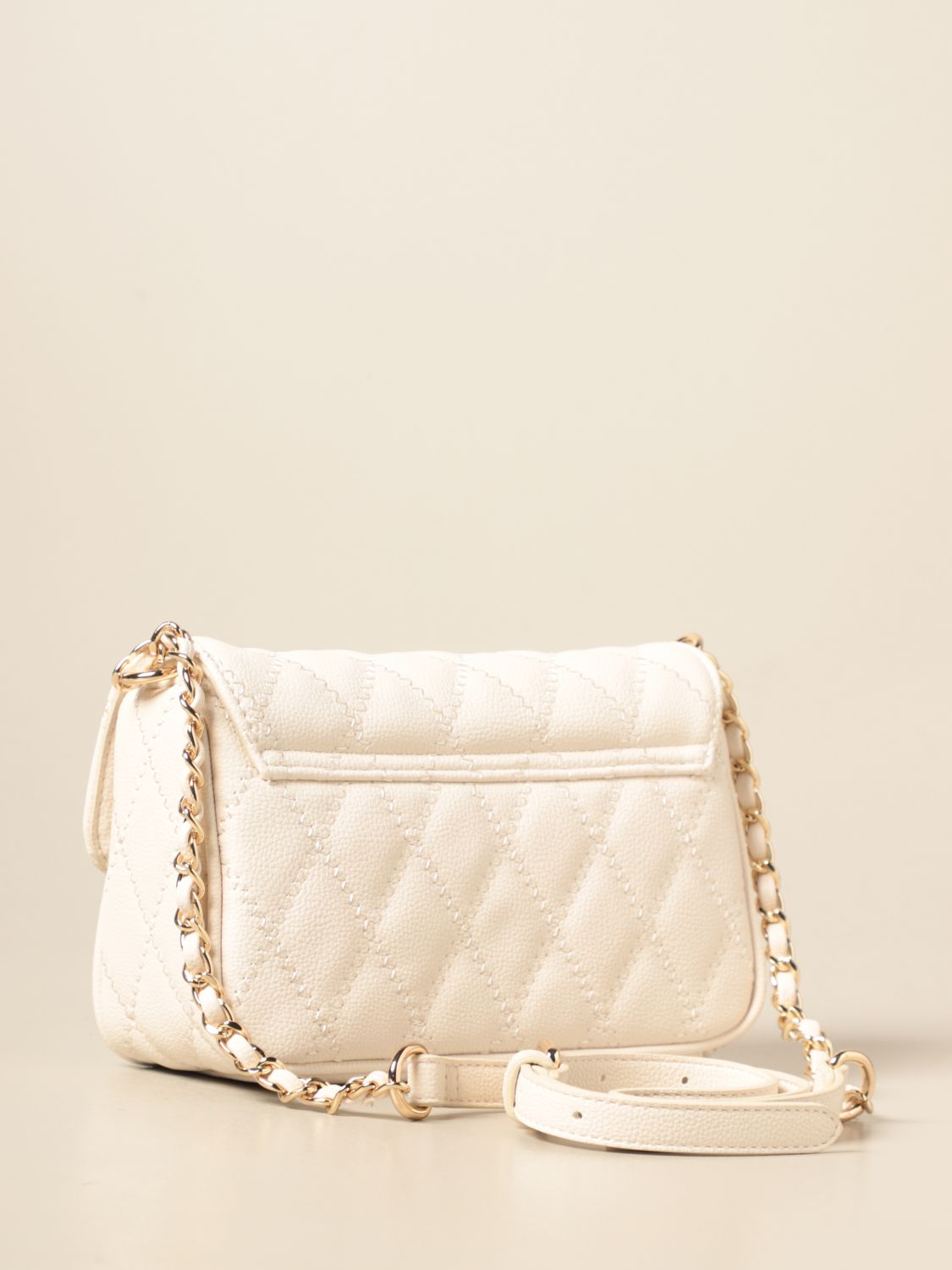 Leather crossbody bag Twinset White in Leather - 32380796
