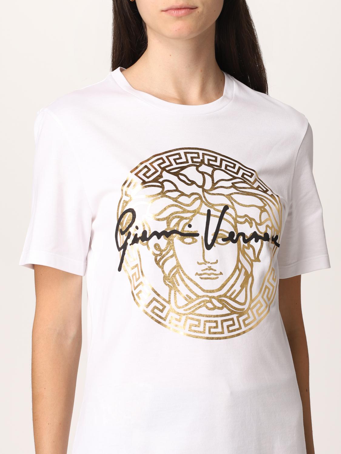 VERSACE Tshirt damen TShirt Versace Damen Weiß TShirt Versace