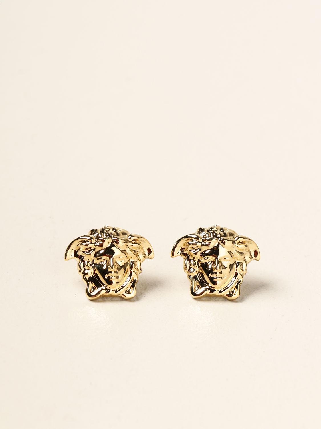 VERSACE: Palazzo earrings with medusa head - Gold | Versace jewel ...