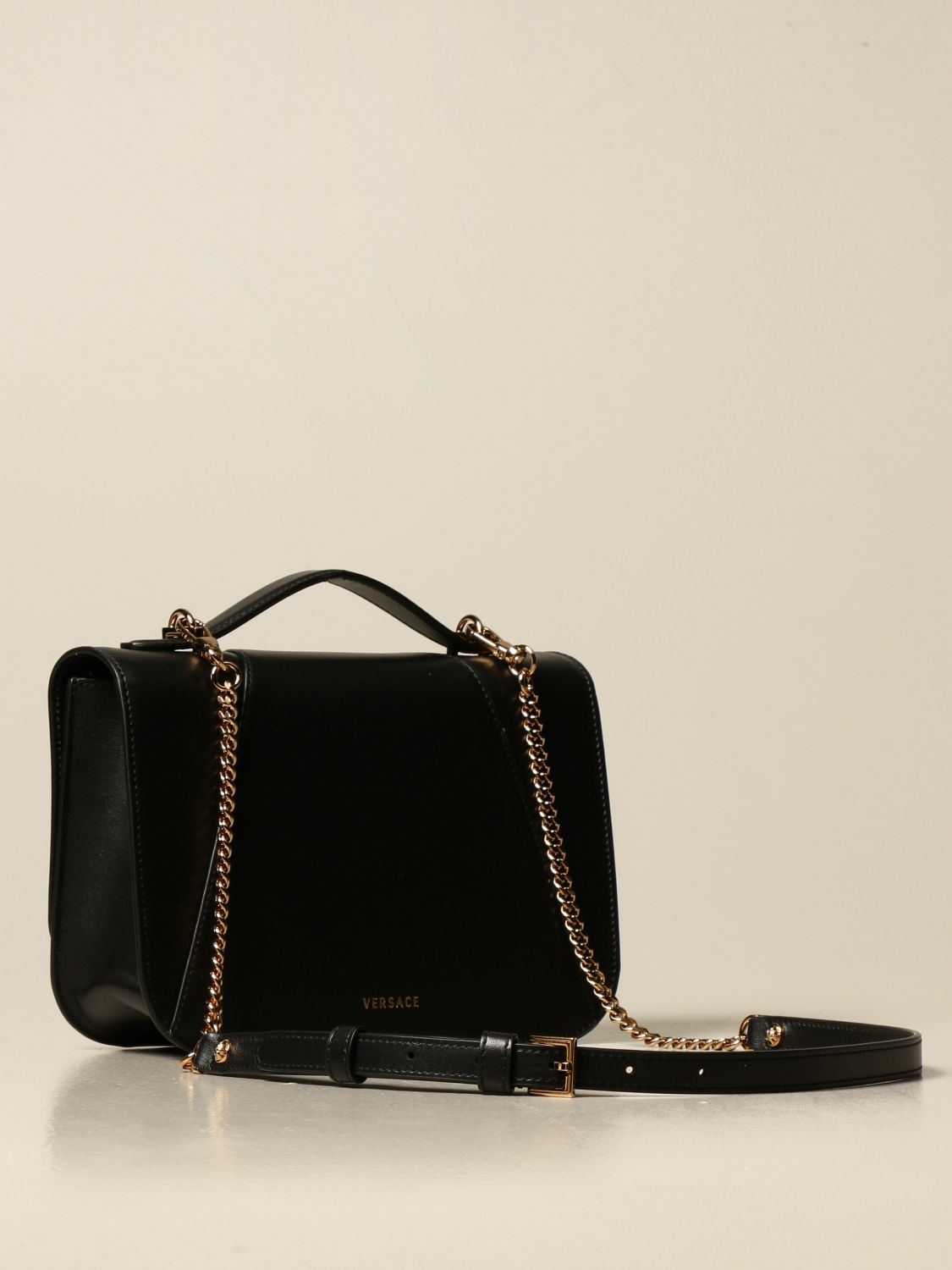 Leather bag Versace Black in Leather - 27501298