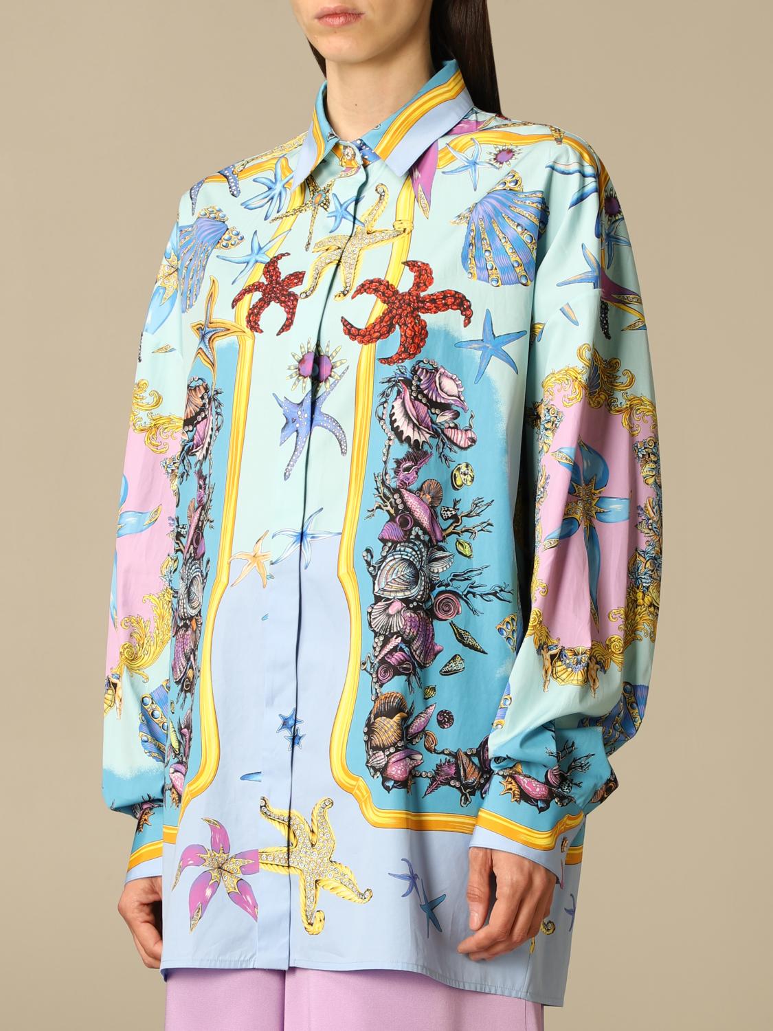 versace seashell shirt