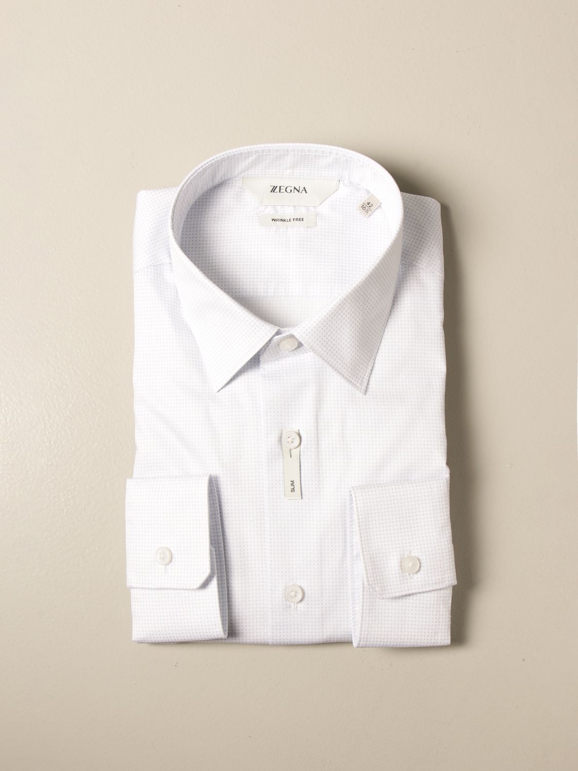 Shirt Z Zegna: Z Zegna shirt in bacchus cotton white 1
