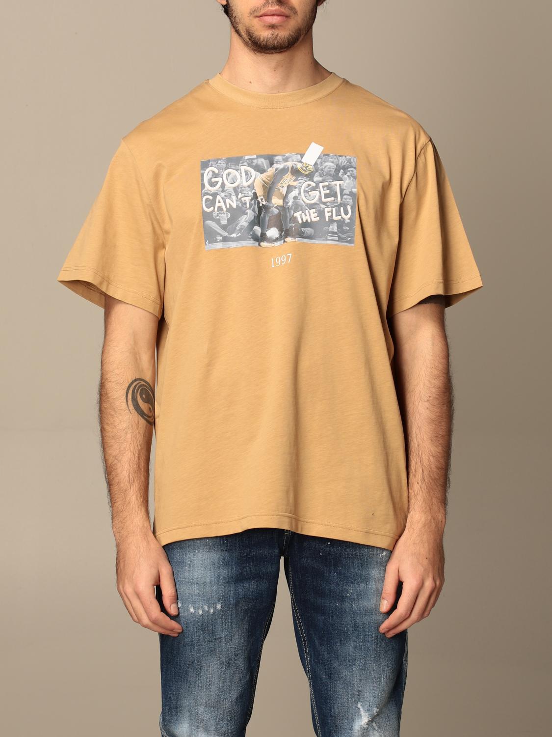 mens beige tshirt