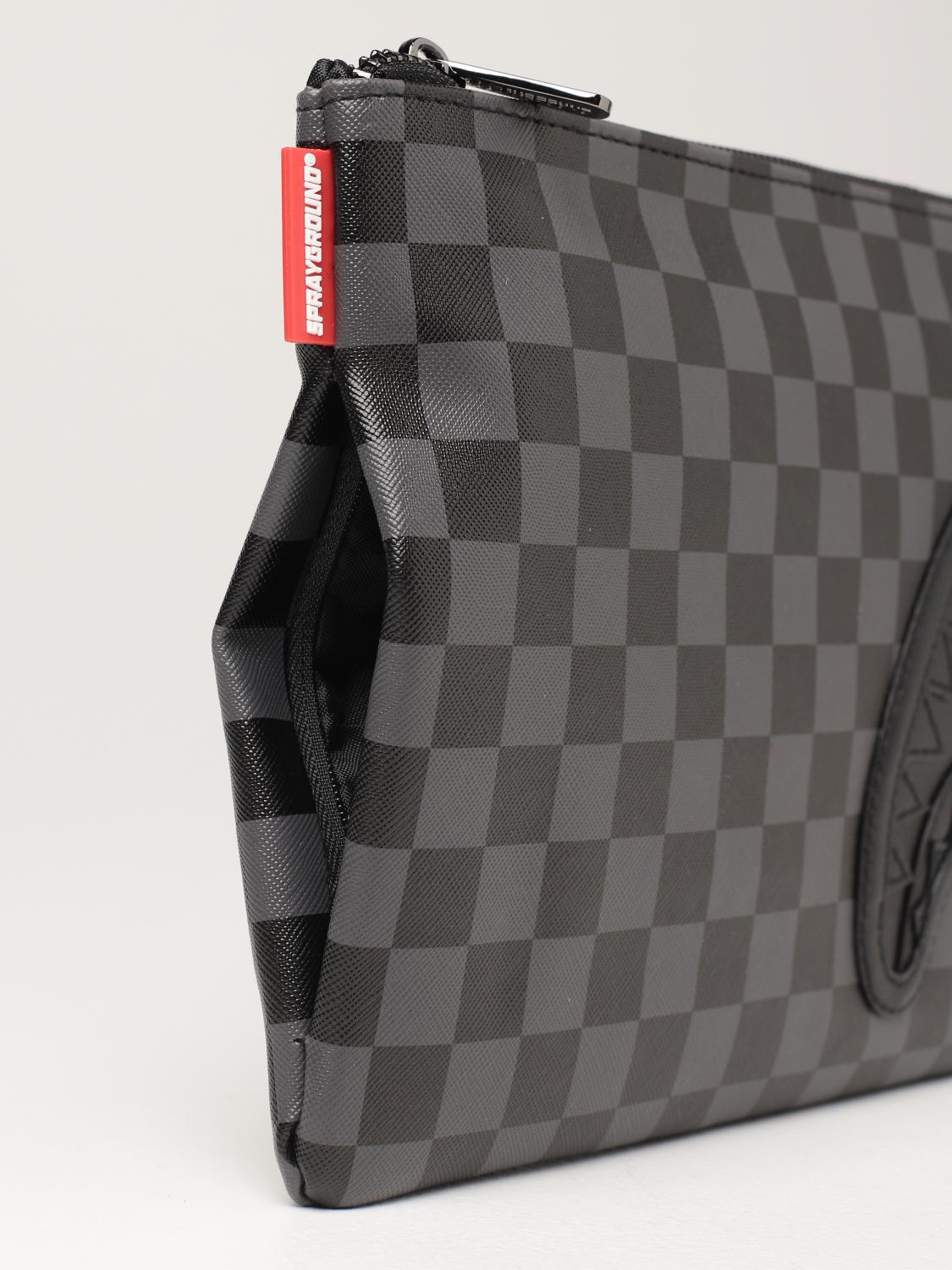 SPRAYGROUND: Pochette limited edition in pelle vegana - Nero |  Portadocumenti Sprayground 910B3587NSZ GIGLIO.COM