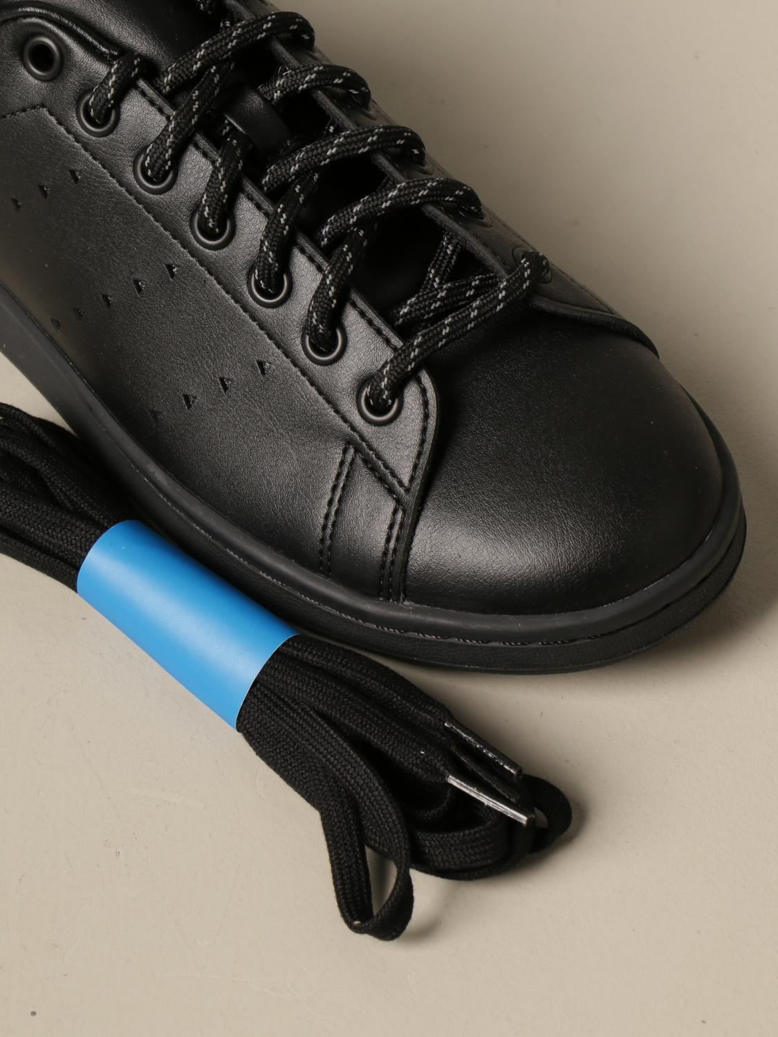 black leather adidas shoes mens