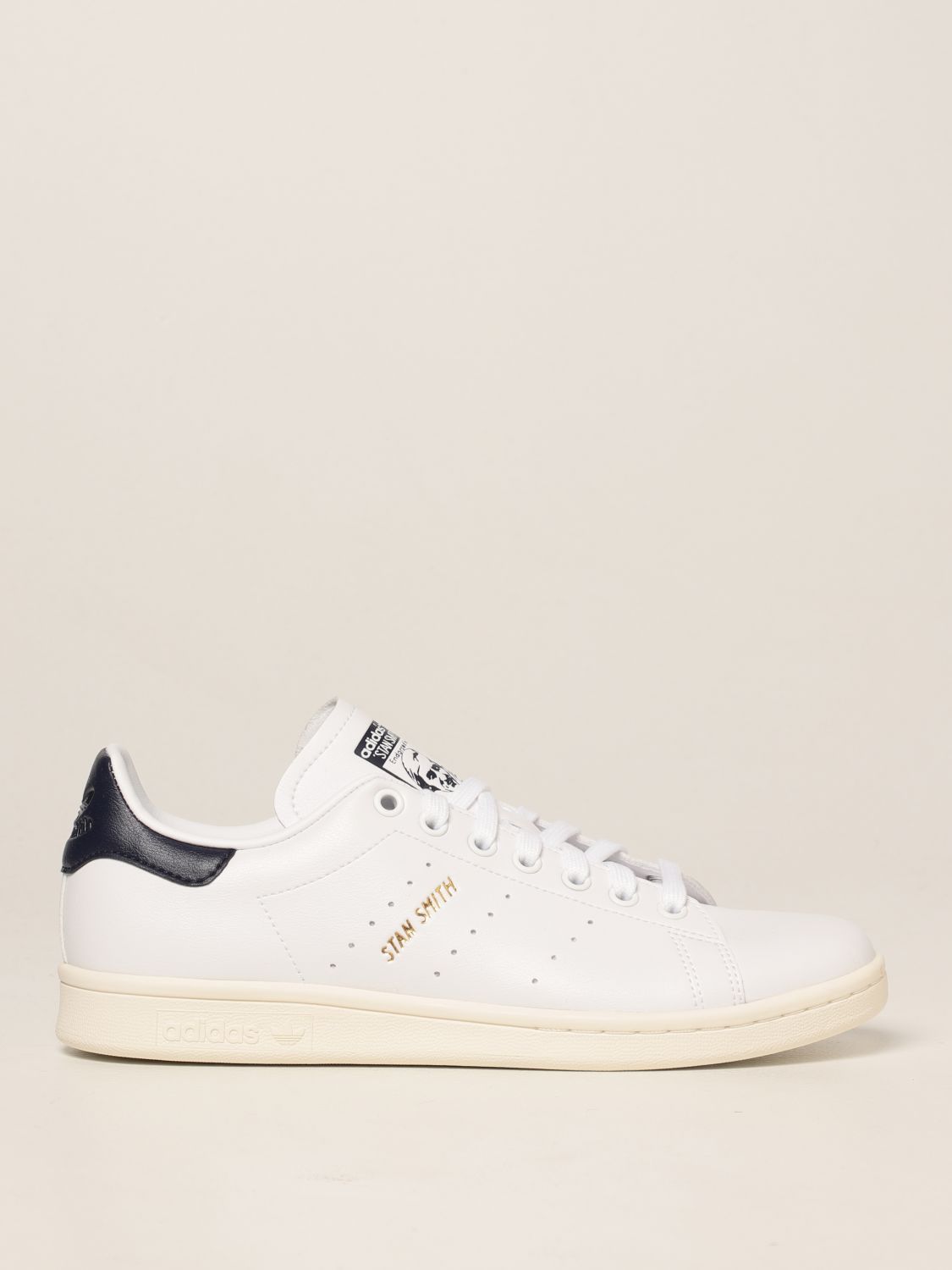 ADIDAS ORIGINALS: Stan Smith sneakers in synthetic leather - White ...