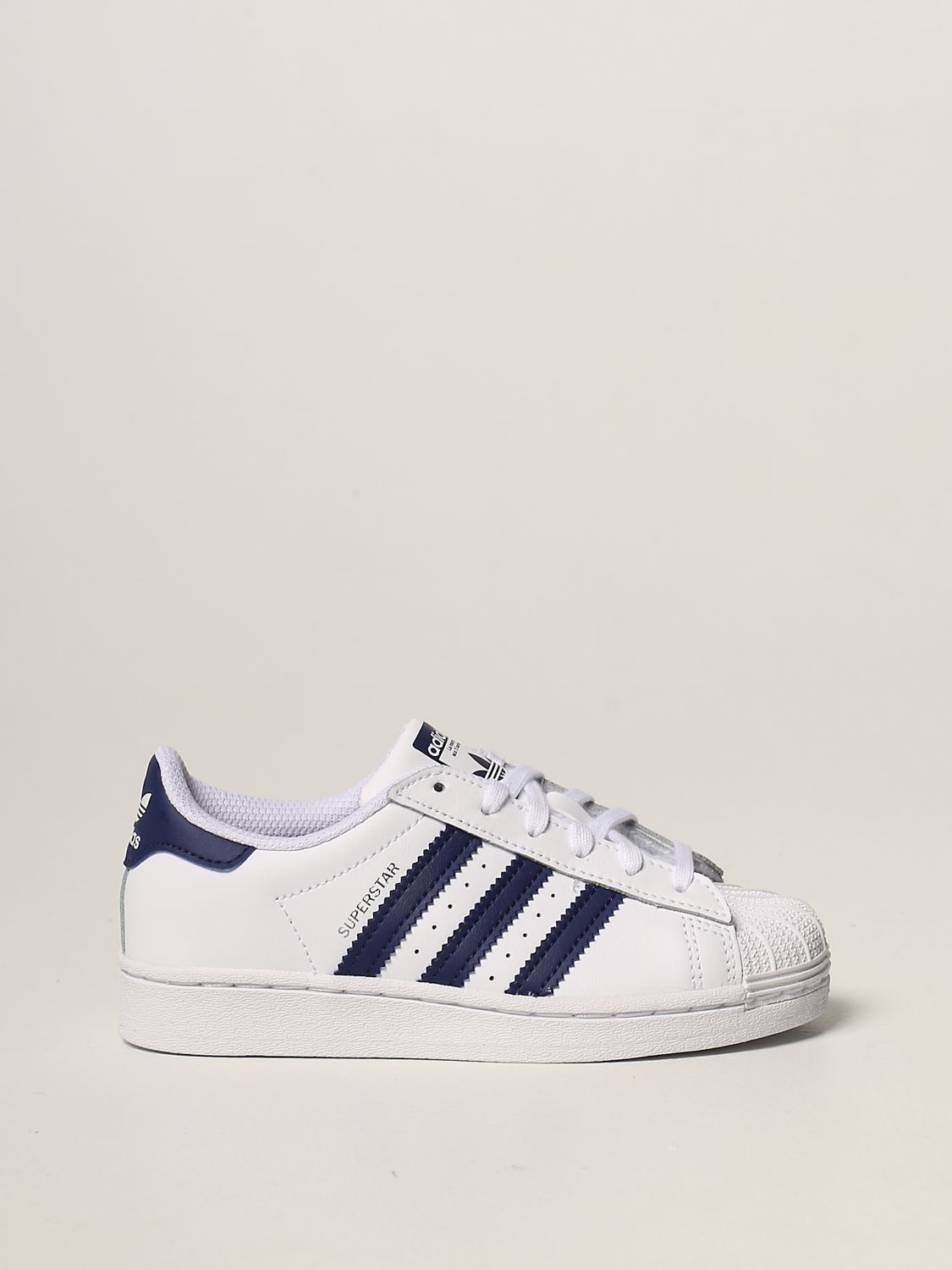 Shoes Adidas Originals: Superstar C Adidas Original leather sneaker white 1