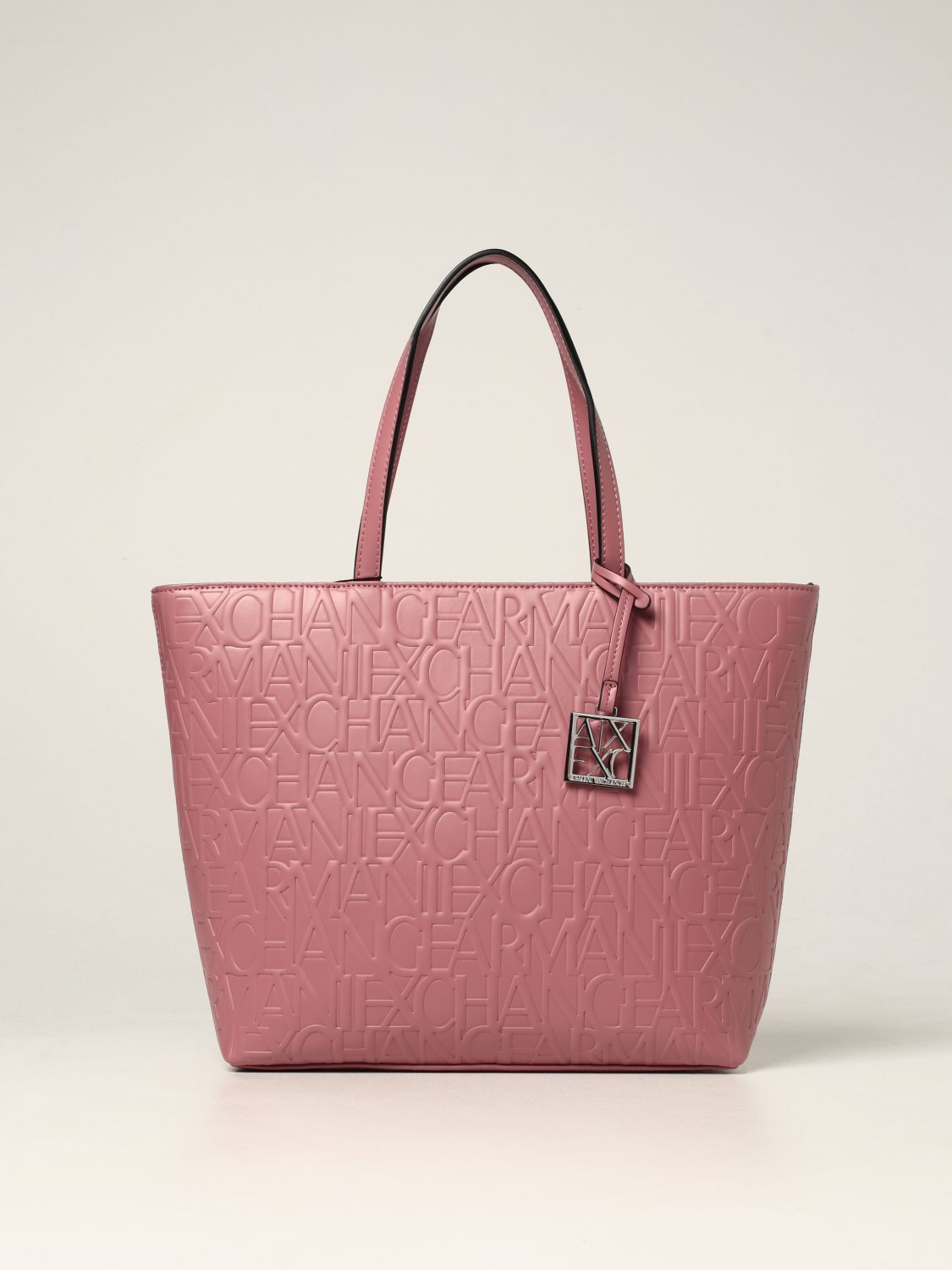 ARMANI EXCHANGE: crossbody bag in synthetic leather with logo - Pink | Armani  Exchange tote bags 942650 CC793 online on 