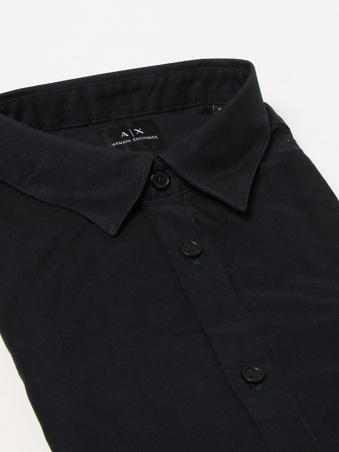 armani exchange button up shirt