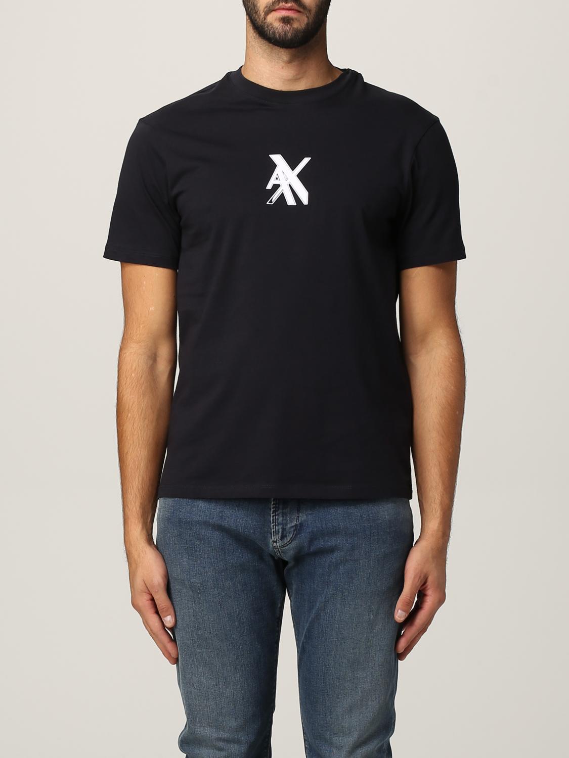 ARMANI EXCHANGE tshirt for man Blue Armani Exchange tshirt
