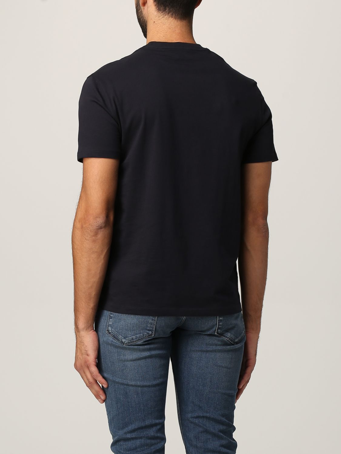 ARMANI EXCHANGE: t-shirt for man - Blue | Armani Exchange t-shirt ...