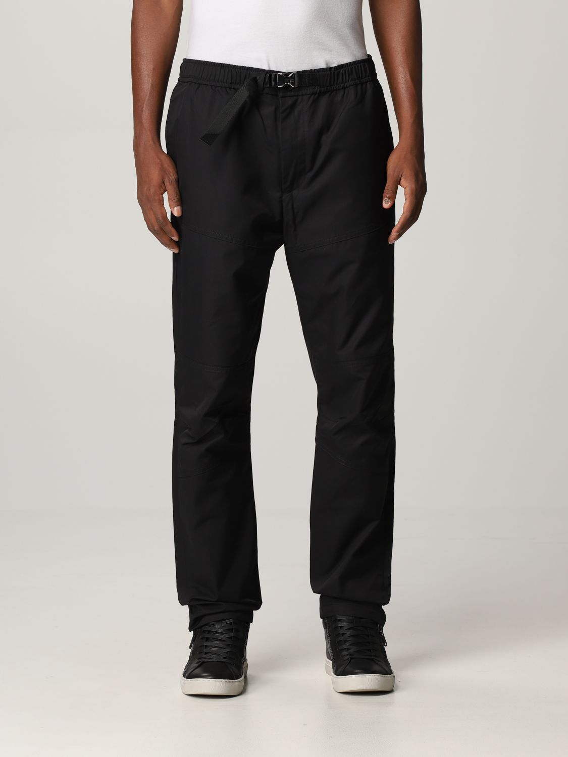 ARMANI EXCHANGE: pants in technical fabric with carabiner - Black ...