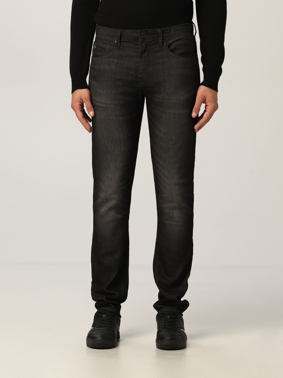 ARMANI EXCHANGE: jeans for man - Black | Armani Exchange jeans 6KZJ13 ...