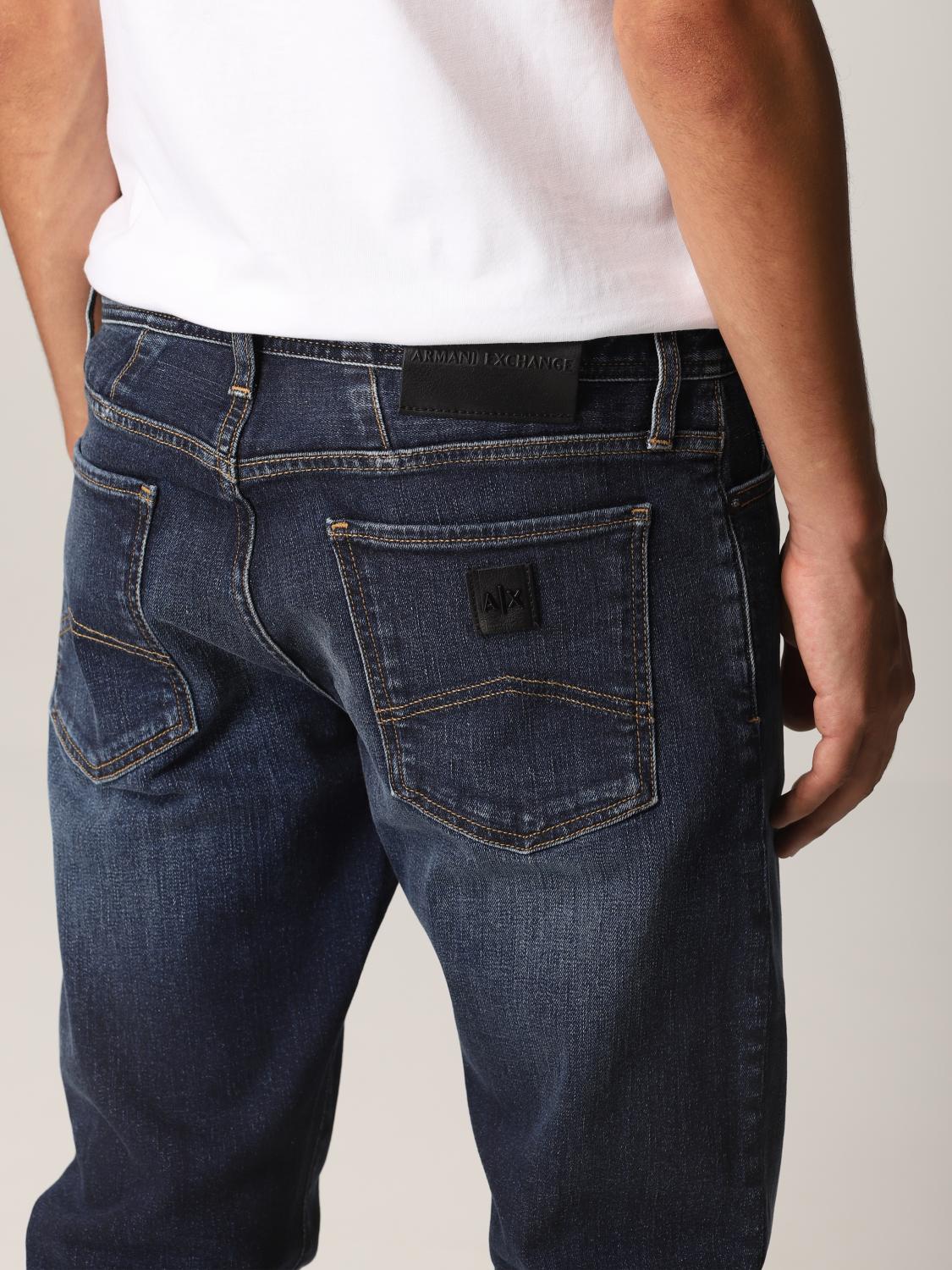 Armani Exchange Jeans In Denim With Logo Denim Armani Exchange