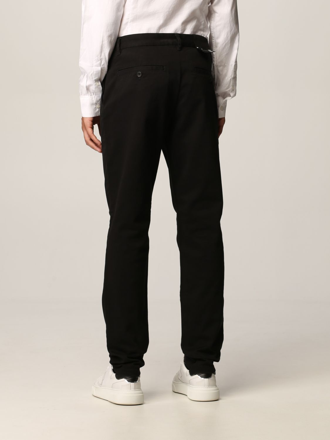 ARMANI EXCHANGE: cotton pants - Black | Armani Exchange pants 8NZP43 ...