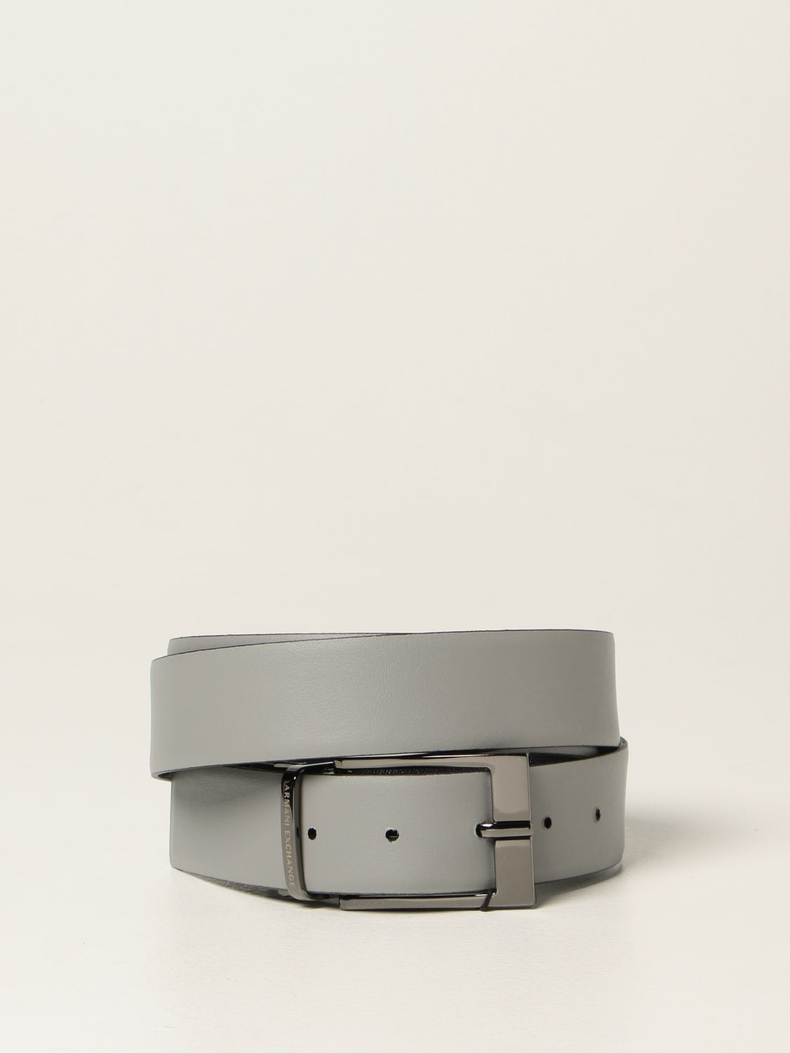 Belt Armani Exchange: Armani Exchange reversible belt in saffiano leather blue 2