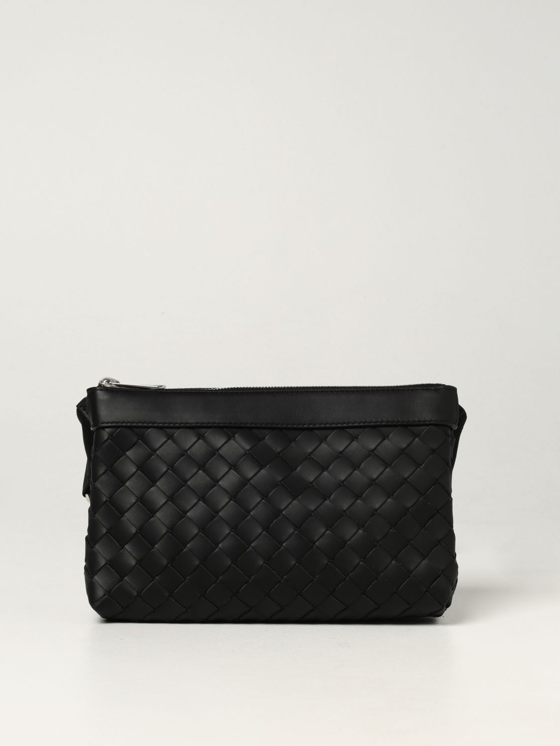 Bottega Veneta Classic Hidrology Bag In Woven Leather In Black | ModeSens