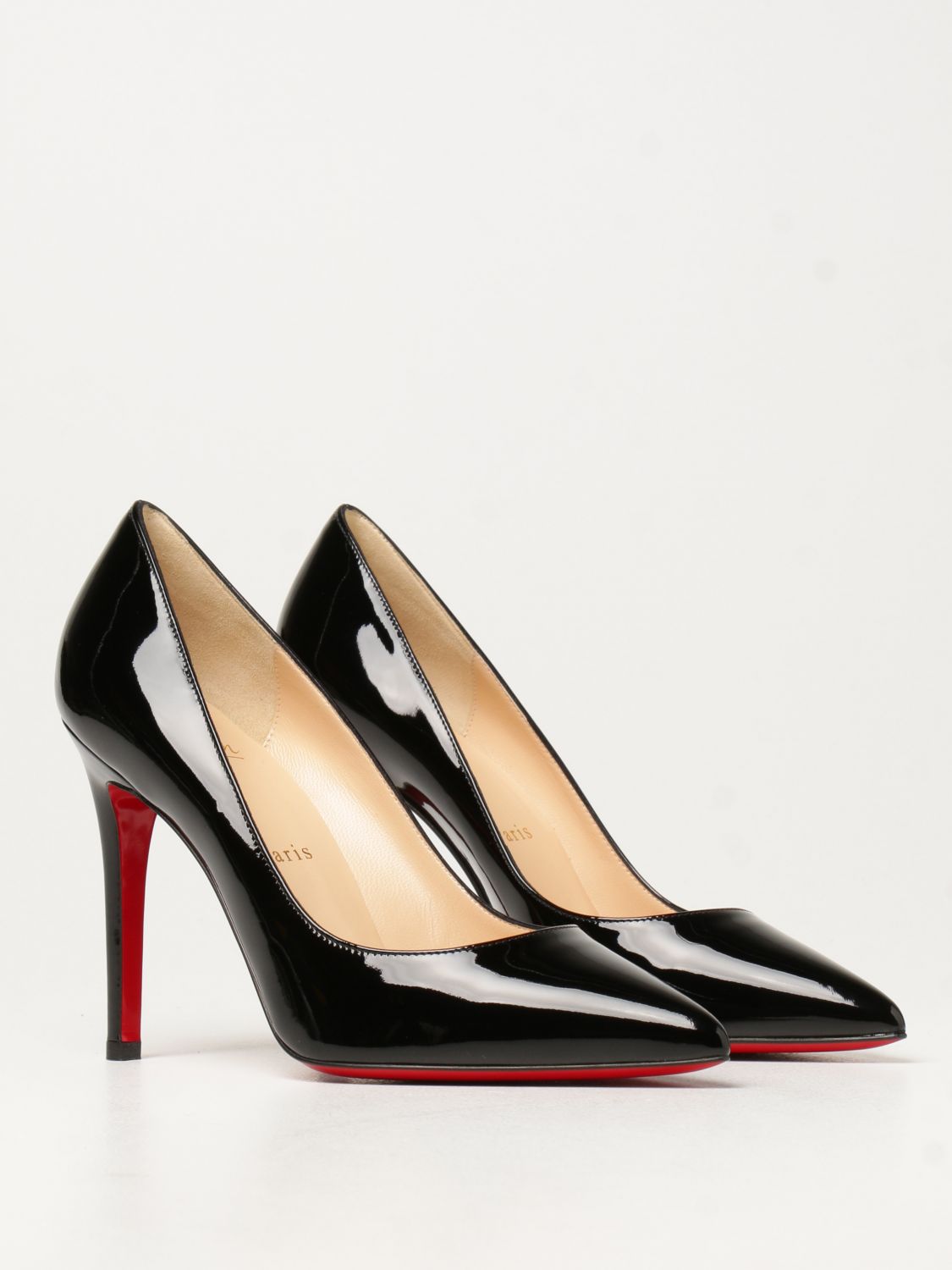 CHRISTIAN LOUBOUTIN: Pigalle pumps in patent leather | Christian Louboutin Black | Pumps Christian Louboutin 3080680 GIGLIO.COM