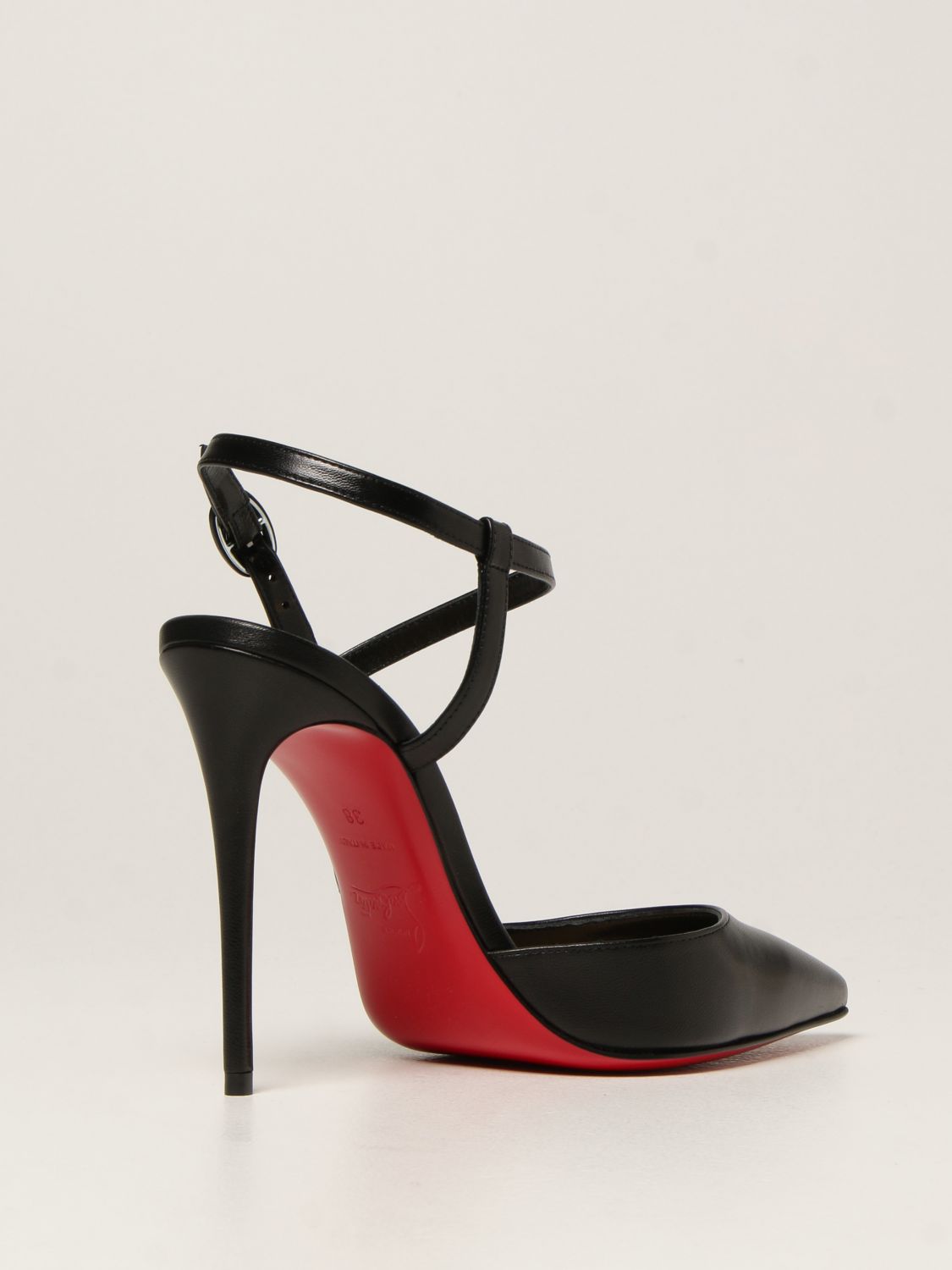 CHRISTIAN LOUBOUTIN: Jenlove slingbacks in patent leather | Pumps ...