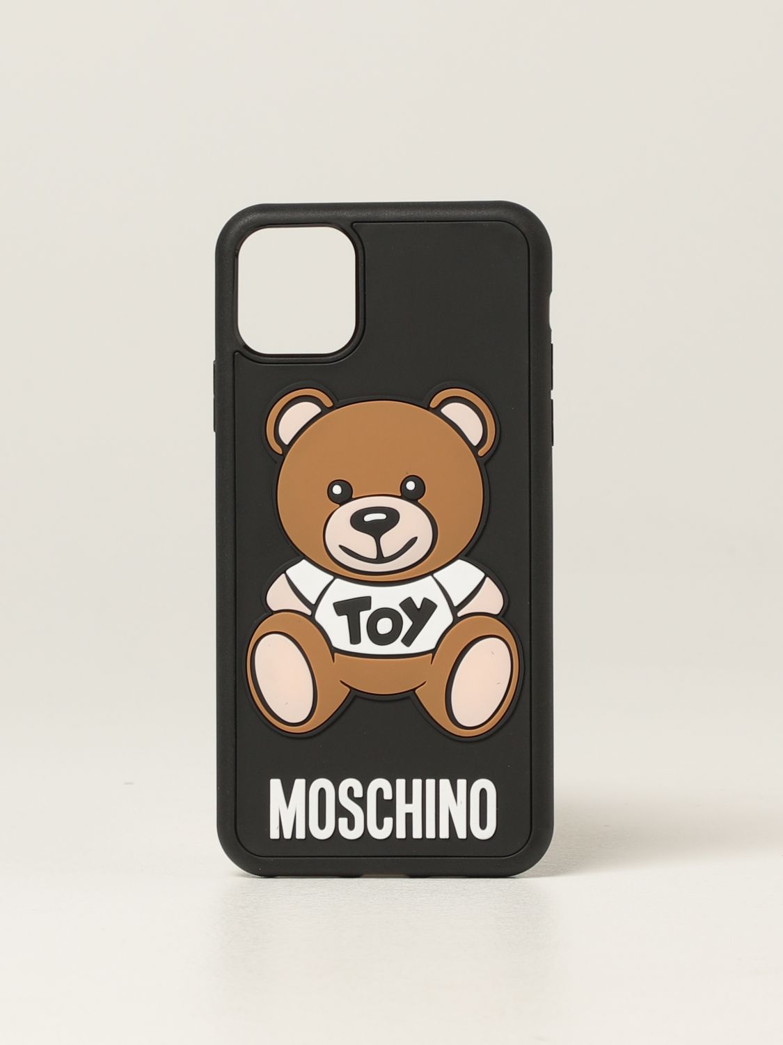 MOSCHINO COUTURE: Cover iphone 11 pro max with Teddy - Black | Moschino ...