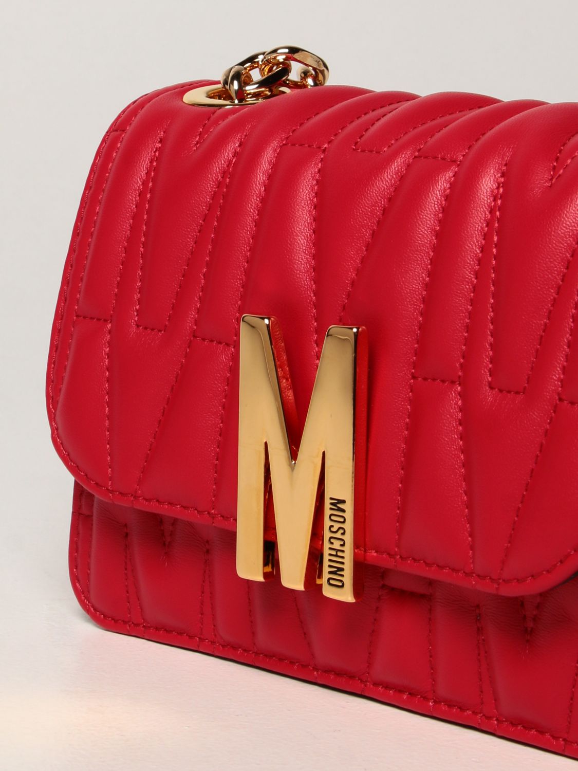 Mini bolso Moschino Couture: Bolso de hombro mujer Moschino Couture rojo 4