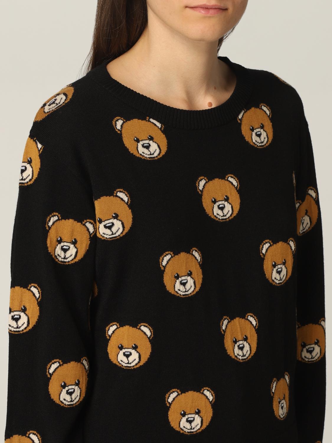 all over bear sweater