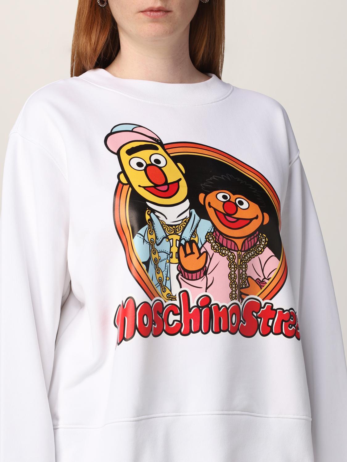 moschino sweatshirt white