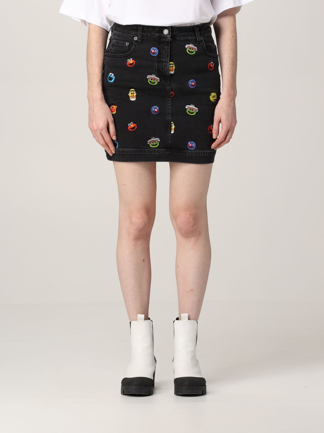 Skirt Moschino Couture: Sesame Street Moschino Couture skirt black 1
