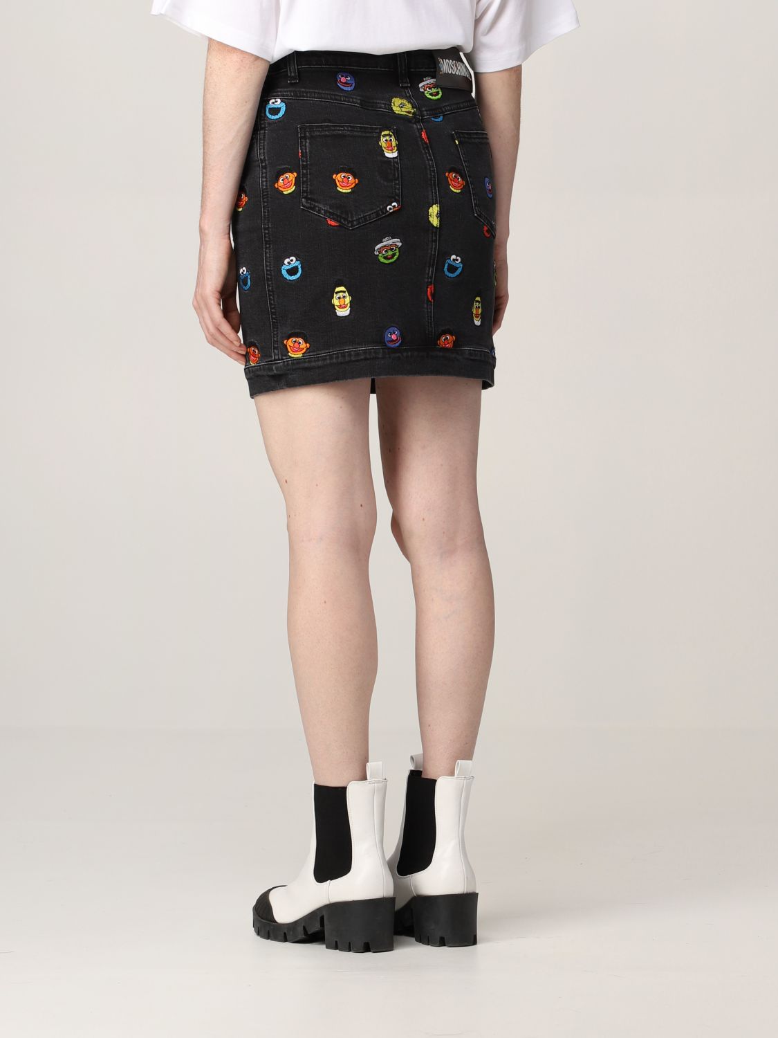 Skirt Moschino Couture: Sesame Street Moschino Couture skirt black 3