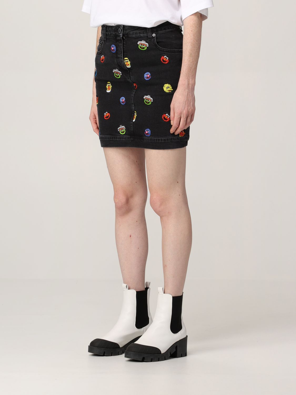 Skirt Moschino Couture: Sesame Street Moschino Couture skirt black 4