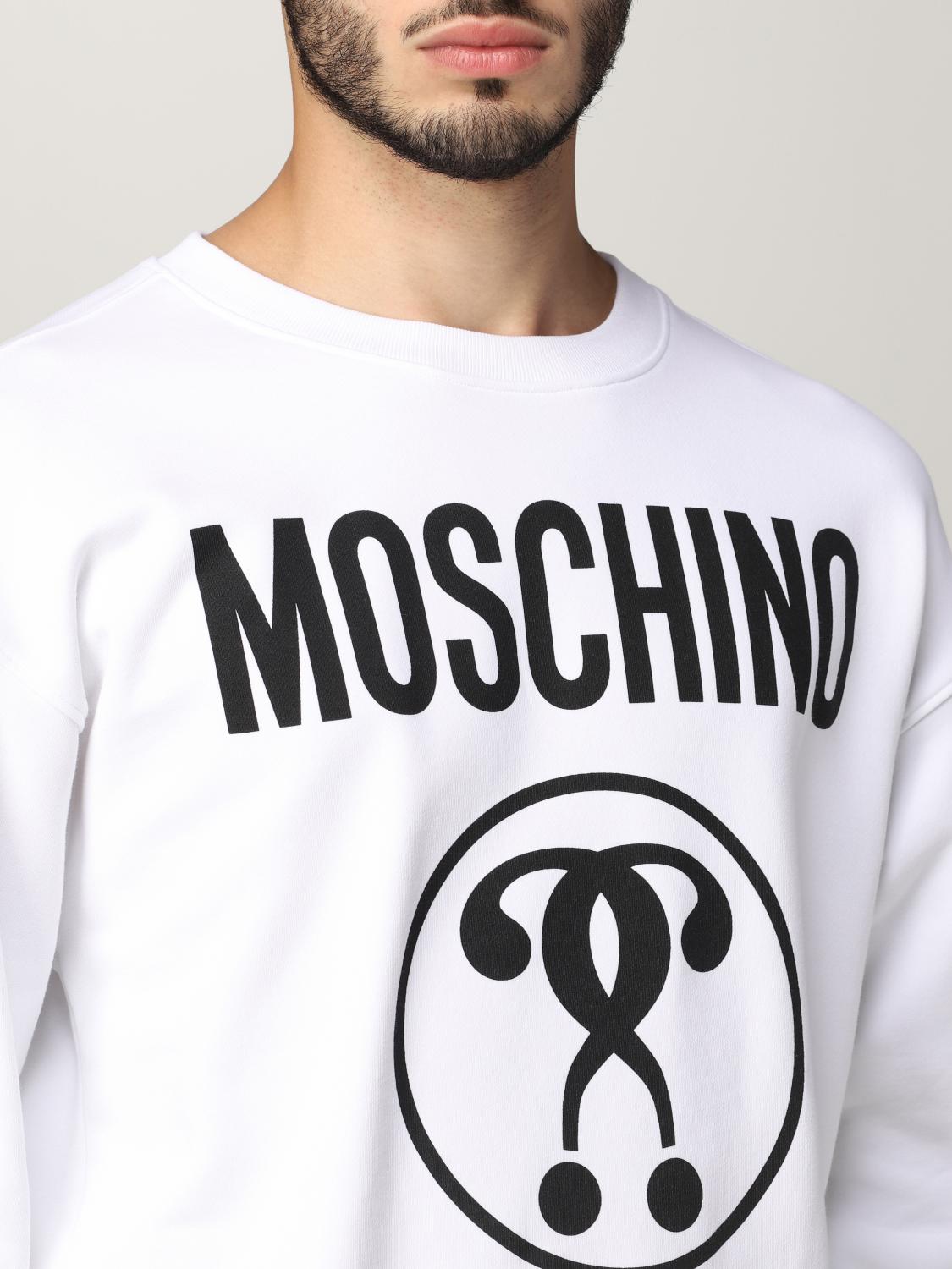 grey moschino sweatshirt