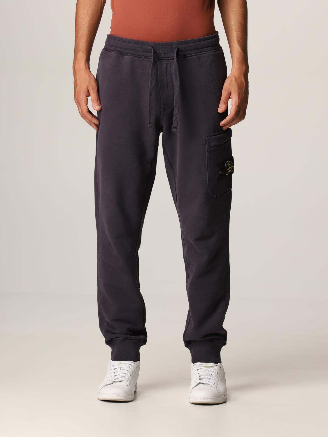 stone island cuffed pants