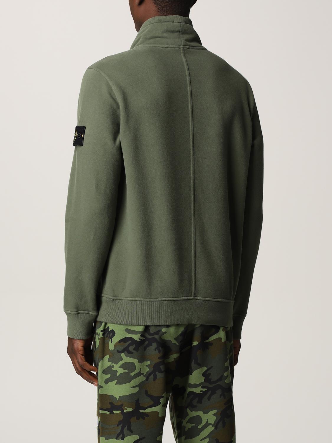 olive stone island sweatshirt