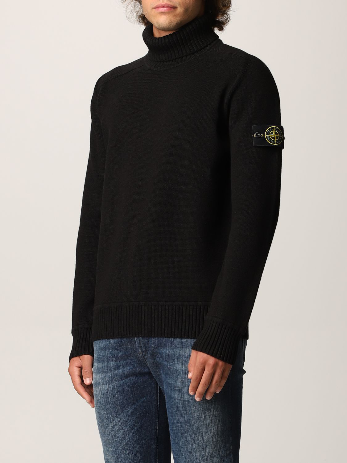 periodieke legaal shit STONE ISLAND: sweater for man - Black | Stone Island sweater 542A2 online  on GIGLIO.COM