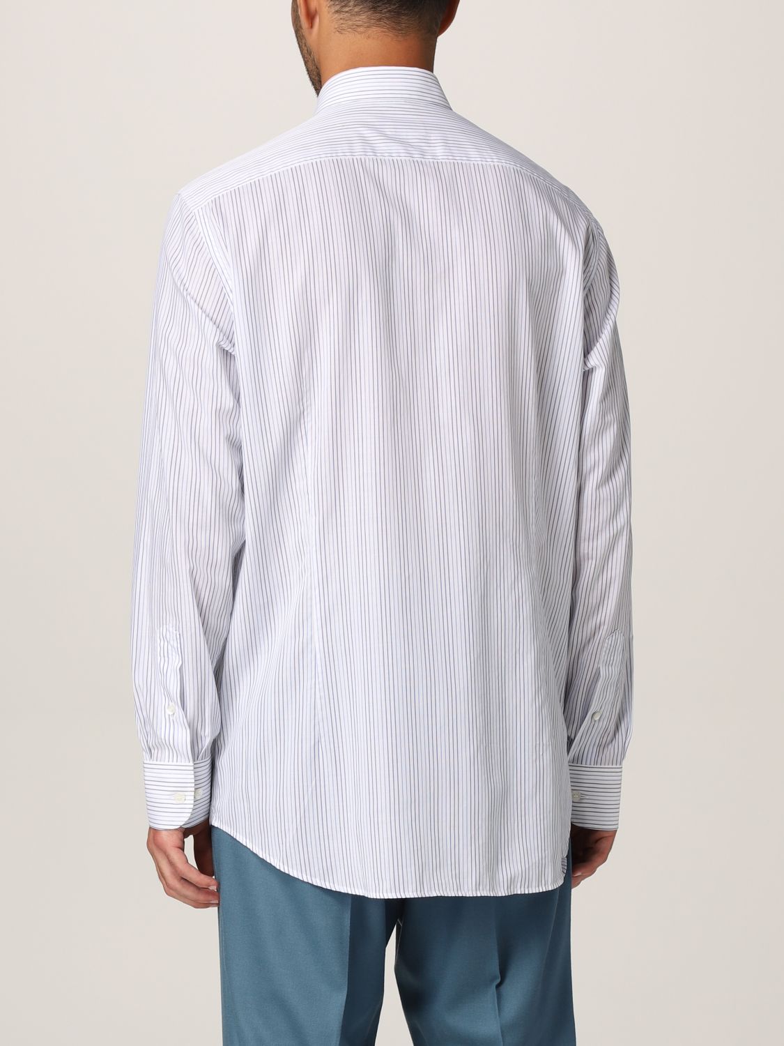 Shirt Etro: Etro striped cotton shirt blue 3